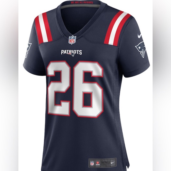 Nike Tops - Nike Sony Michel Navy New England Patriots Game Women’s Jersey NWT